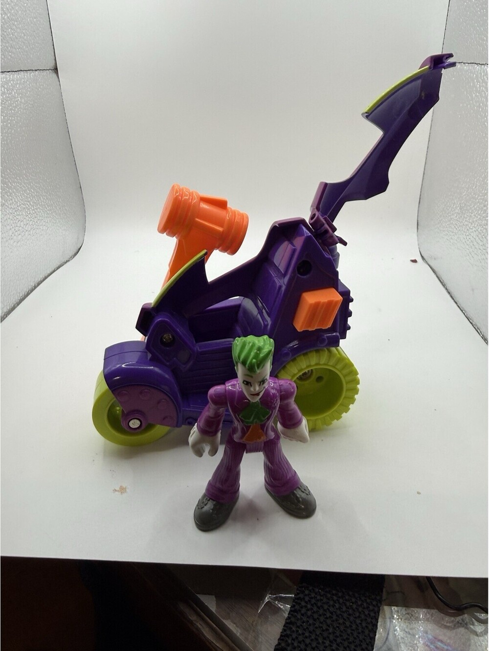2008 Fisher-Price Imaginext: DC Super Friends: Joker with Hammer cycle, Batman